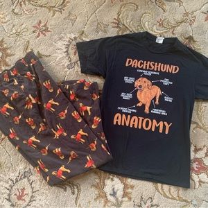 Mens Shirt and Pajama Pants Size Small